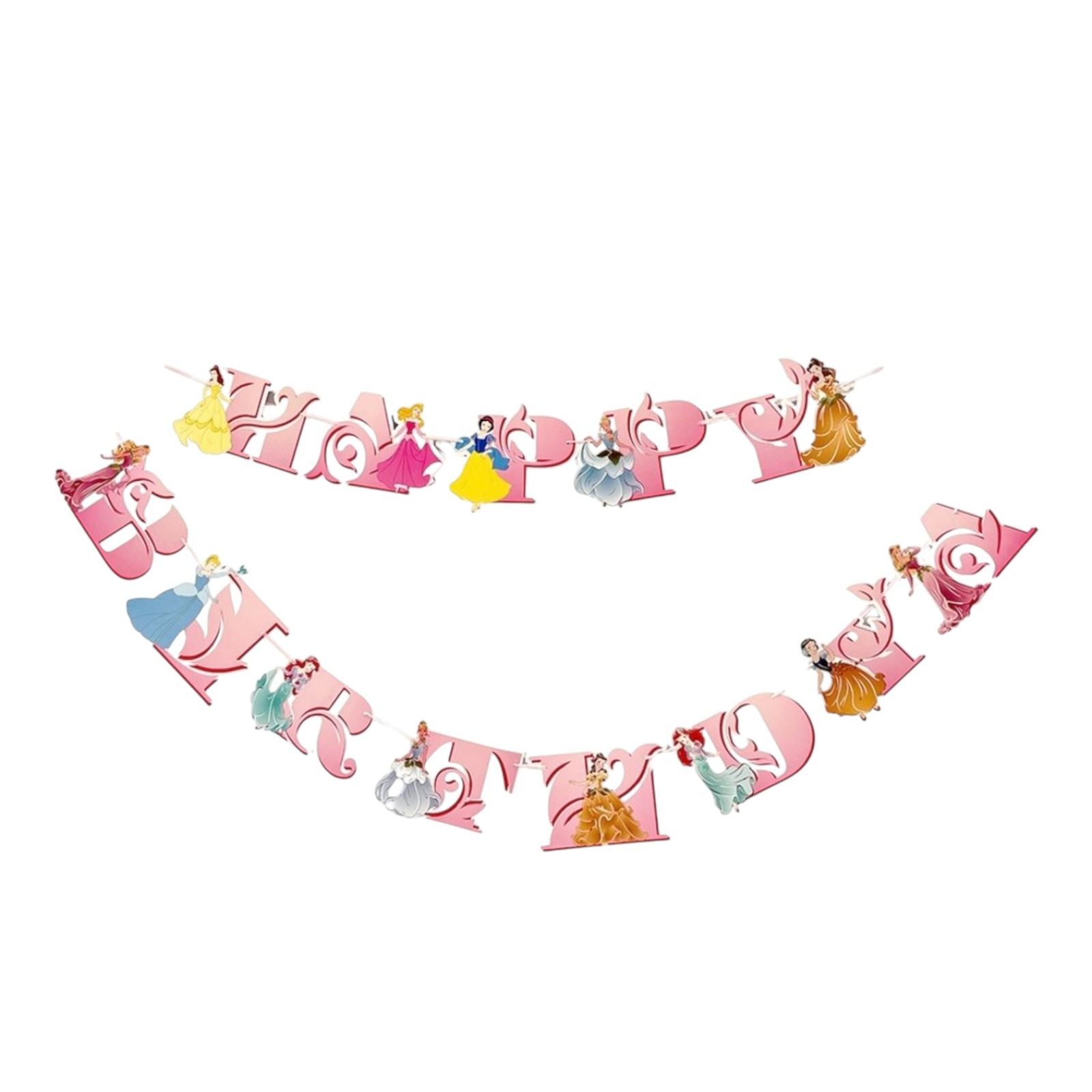 Princess Theme Birthday Wall Banner